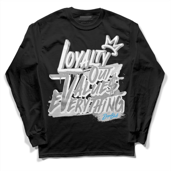 Dunk Low ‘Pure Platinum’ DopeSkill Long Sleeve T-Shirt LOVE Graphic Streetwear - Black