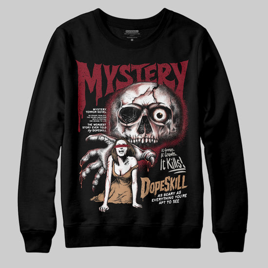 Adidas SAMBA OG ‘Collegiate Burgundy’ DopeSkill Sweatshirt Mystery Ghostly Grasp Graphic Streetwear - Black