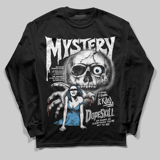 Jordan 10 OG “Steel” DopeSkill Long Sleeve T-Shirt Mystery Ghostly Grasp Graphic Streetwear - Black