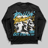 Jordan 11 Retro Gamma Blue (2025) DopeSkill Long Sleeve T-Shirt Got It Out The Mud Graphic Streetwear - Black