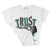 Green Collection DopeSkill Women's Crop Top Trust No One Graphic