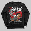 Jordan 3 OG “Black Cement” DopeSkill Long Sleeve T-Shirt No Fake Love Graphic Streetwear - Black