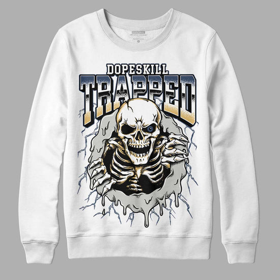 A Ma Maniere x Jordan 5 Dawn “Photon Dust” DopeSkill Sweatshirt Trapped Halloween Graphic Streetwear - White