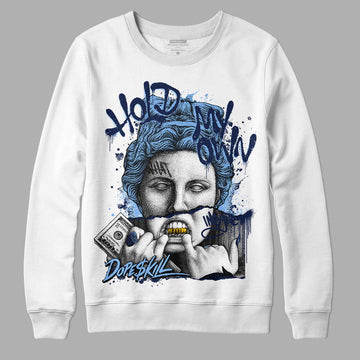 Jordan 5 Midnight Navy DopeSkill Sweatshirt Hold My Own Graphic Streetwear