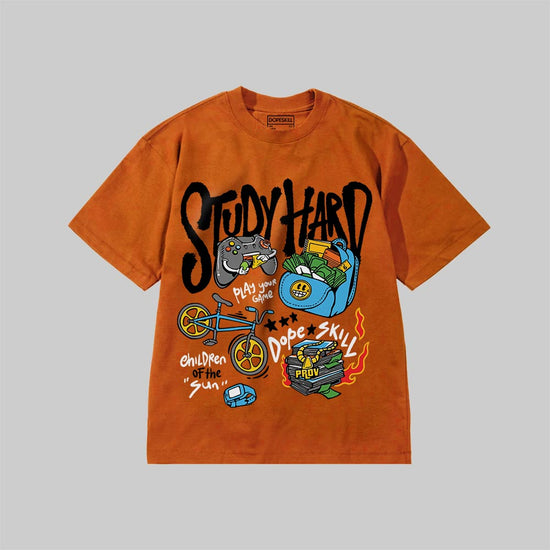 Study Hard DopeSkill Premium T-shirt Streetwear - Yam