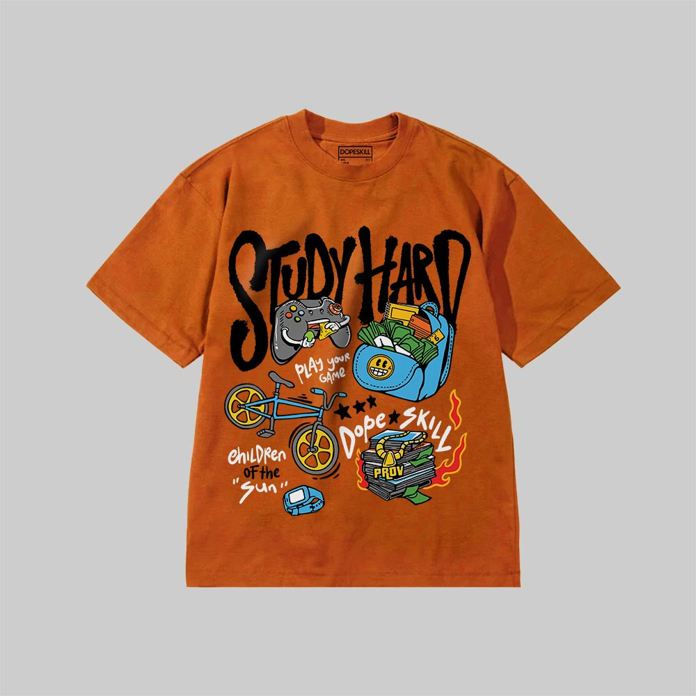 Study Hard DopeSkill Premium T-shirt Streetwear - Yam