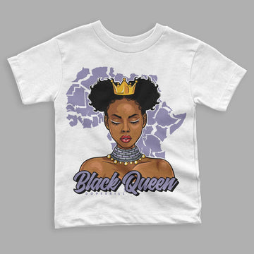 Jordan 5 Retro Low Indigo Haze DopeSkill Toddler Kids T-shirt Black Queen Graphic Streetwear - White