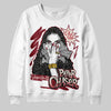 Jordan 4 “Sierra Red" DopeSkill Sweatshirt NPC Graphic Streetwear - White