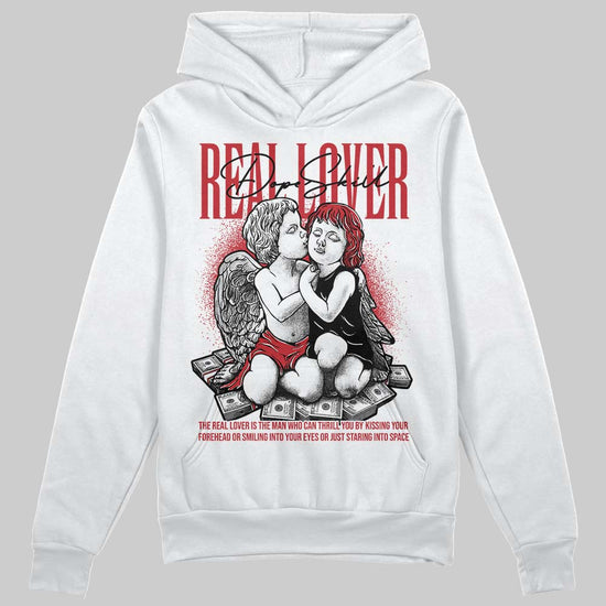 Jordan 1 Low OG "Chicago" DopeSkill Hoodie Sweatshirt Real Lover Graphic Streetwear - White