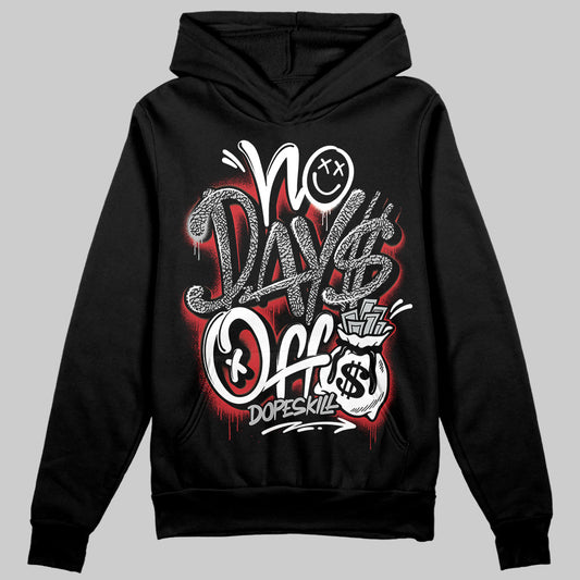 Jordan 3 OG “Black Cement” DopeSkill Hoodie Sweatshirt No Days Off Graphic Streetwear - Black