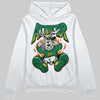 Green Sneakers DopeSkill Hoodie Sweatshirt At The Top Graphic Streetwear - White 