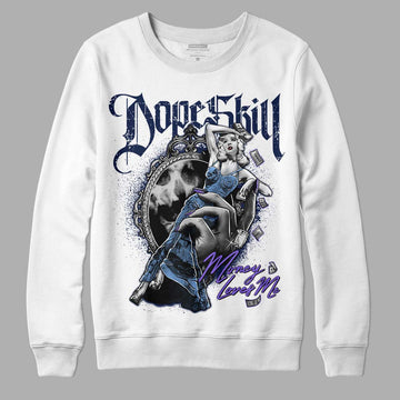 Jordan 5 SE “Georgetown” DopeSkill Sweatshirt Money Loves Me Graphic Streetwear