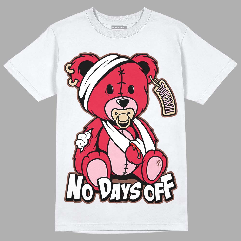 Dunk Low PRM Bacon DopeSkill T-Shirt Hurt Bear Graphic Streetwear - White