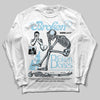 Vans Knu Stack Vintage Satin Dream Blue DopeSkill Long Sleeve T-Shirt Broken Bones Graphic Streetwear - White