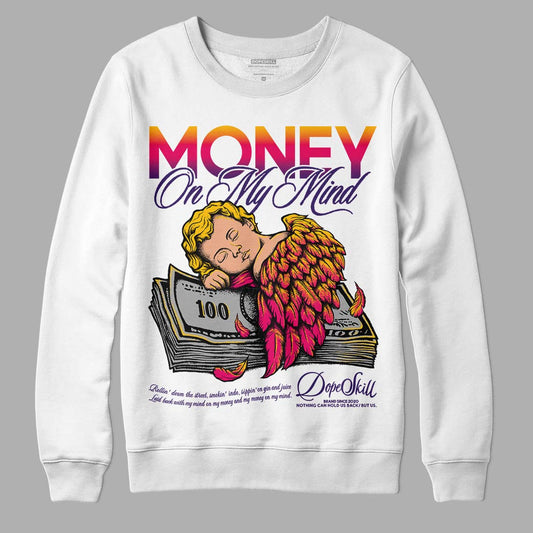 Jordan 3 Retro SP J Balvin Medellín Sunset DopeSkill Sweatshirt MOMM Graphic Streetwear - White