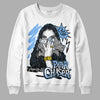 Jordan 9 Powder Blue DopeSkill Sweatshirt NPC Graphic Streetwear - White