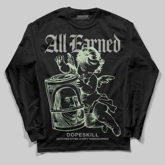 Jordan 4 WMNS “Seafoam” (2025) DopeSkill Long Sleeve T-Shirt All Earned Graphic Streetwear