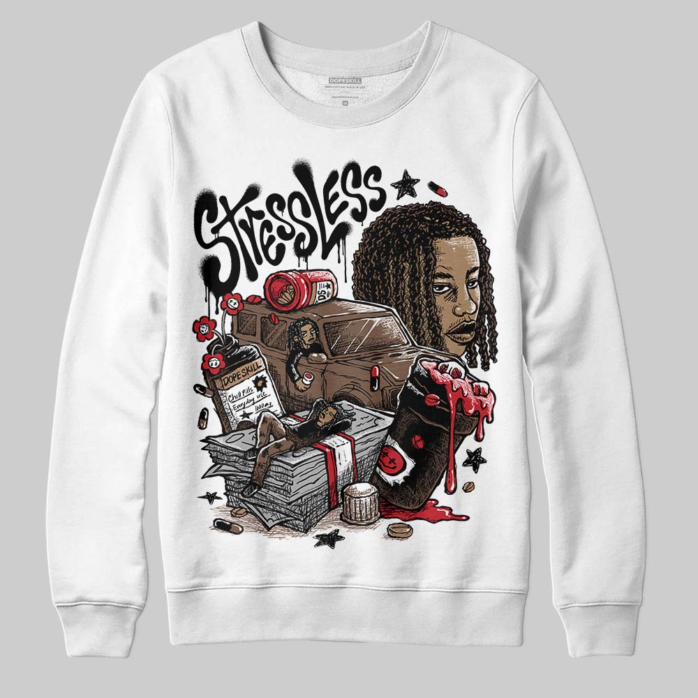 Jordan 9 'Olive' DopeSkill Sweatshirt Stressless Graphic Streetwear - White