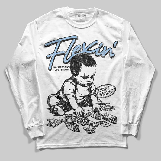 Nike Air Diamond Turf Must Be the Money DopeSkill Long Sleeve T-Shirt Flexin' Graphic Streetwear - White 