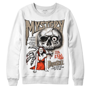 Jordan 1 High OG “Latte” DopeSkill Sweatshirt Mystery Ghostly Grasp Graphic Streetwear - White