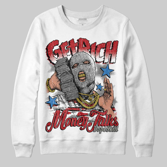 Jordan 8 Retro Bugs Bunny (2025) DopeSkill Sweatshirt Get Rich Graphic Streetwear - White