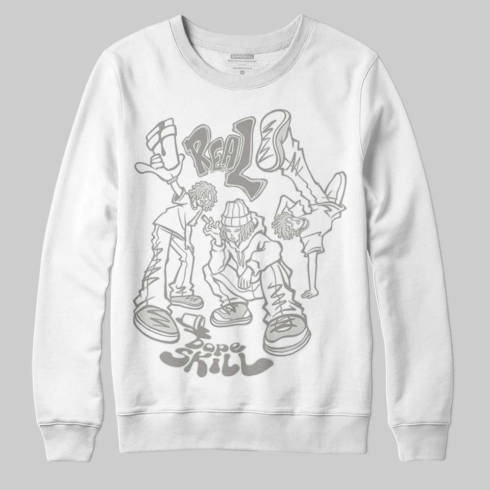 Jordan 3 Retro Pure Money DopeSkill Sweatshirt Real Y2K Players Graphic Streetwear - White 