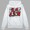 Jordan 2 Retro "Black Cement" DopeSkill Hoodie Sweatshirt Super Sauce Graphic Streetwear - White