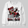 Jordan 14 Golf “Last Shot” DopeSkill Sweatshirt Born To Be Rich Graphic Streetwear - White
