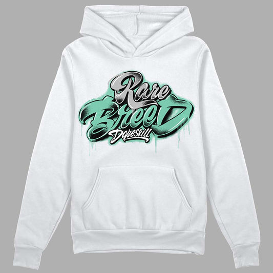 Jordan 3 "Green Glow" DopeSkill Hoodie Sweatshirt Rare Breed Type  Graphic Streetwear - White 