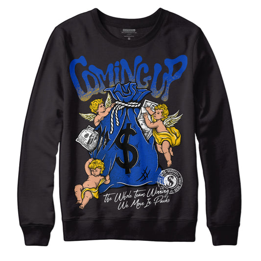 Jordan 14 “Laney” DopeSkill Sweatshirt Money Bag Coming Up Graphic Streetwear - Black