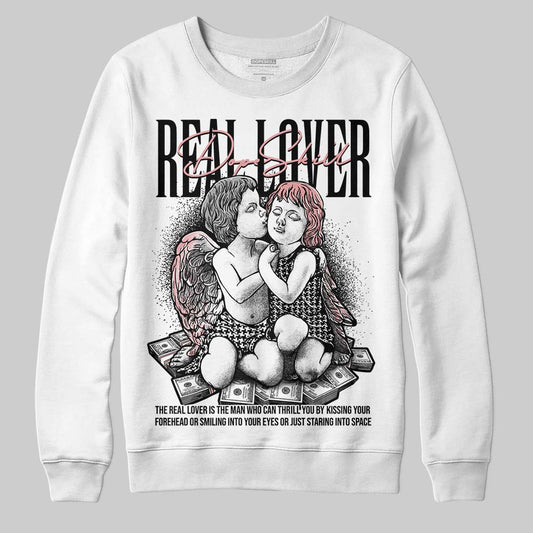 Harris Tweed x Wmns Dunk Low 'Black Phantom' DopeSkill Sweatshirt Real Lover Graphic Streetwear - White
