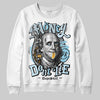 Vans Knu Stack Vintage Satin Dream Blue DopeSkill Sweatshirt Money Don't Lie Graphic Streetwear - White