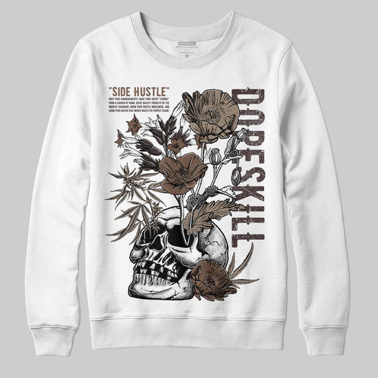 SoleFly x Air Jordan 12 Retro SP 'Cafecito/Baroque Brown' DopeSkill Sweatshirt Side Hustle Graphic Streetwear - White