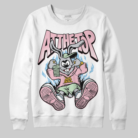 Jordan 4 Retro Valentine's Day (2026) (GS) DopeSkill Sweatshirt At The Top Graphic Streetwear - White 