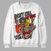 Jordan 3 Fire Red DopeSkill Sweatshirt Don't Kill My Vibe Graphic Streetwear - White 