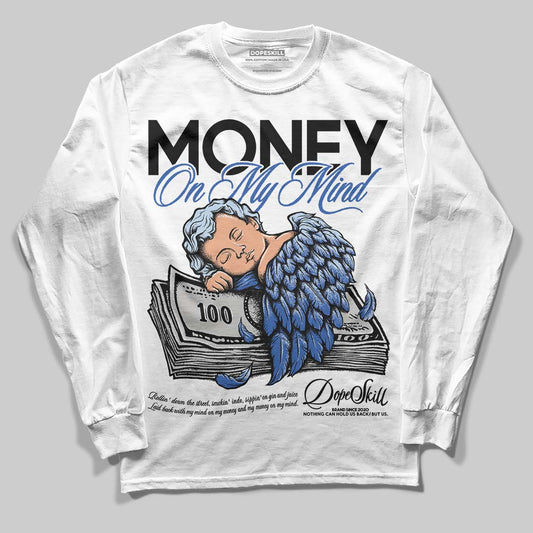 Awake NY x Jordan 5 Retro 'Black Racer Blue' DopeSkill Long Sleeve T-Shirt MOMM Graphic Streetwear - White 