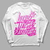 Dunk Low GS “Active Fuchsia” DopeSkill Long Sleeve T-Shirt LOVE Graphic Streetwear - White