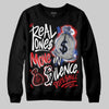 Jordan 3 “Seoul 2.0” DopeSkill Sweatshirt Real Ones Move In Silence Graphic Streetwear - Black