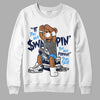 Jordan 3 "Midnight Navy" DopeSkill Sweatshirt If You Aint Graphic Streetwear - White 