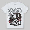 Jordan 4 Retro Cave Stone DopeSkill Toddler Kids T-shirt Stay Busy Graphic Streetwear - White
