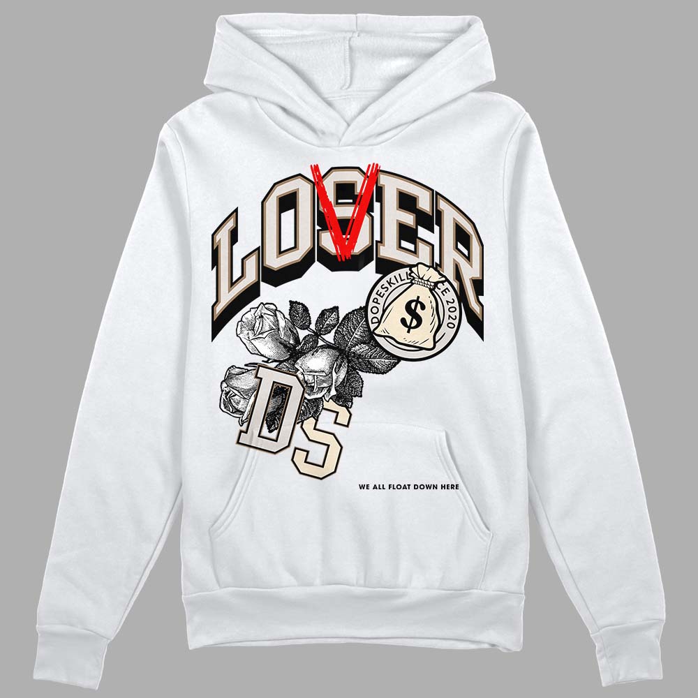 Jordan 5 SE “Sail” DopeSkill Hoodie Sweatshirt Loser Lover Graphic Streetwear - WHite