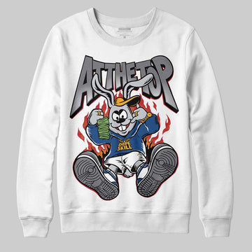Jordan 9 Retro 'Flint Grey' 2026 DopeSkill Sweatshirt At The Top Graphic Streetwear - White