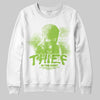 Neon Green Sneakers DopeSkill Sweatshirt Thief In The Night Graphic Streetwear - White