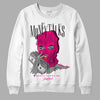 Jordan 1 Low GS “Fierce Pink” Dopeskill Sweatshirt Money Talks Graphic Streetwear - White