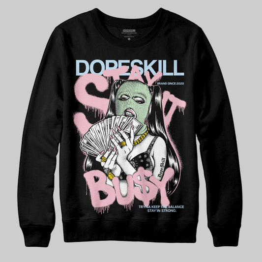 Jordan 4 Retro Valentine's Day (2026) (GS) DopeSkill Sweatshirt Stay It Busy Graphic Streetwear - Black