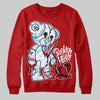 Jordan 11 Retro Cherry DopeSkill Varsity Red Sweatshirt Broken Heart Graphic Streetwear
