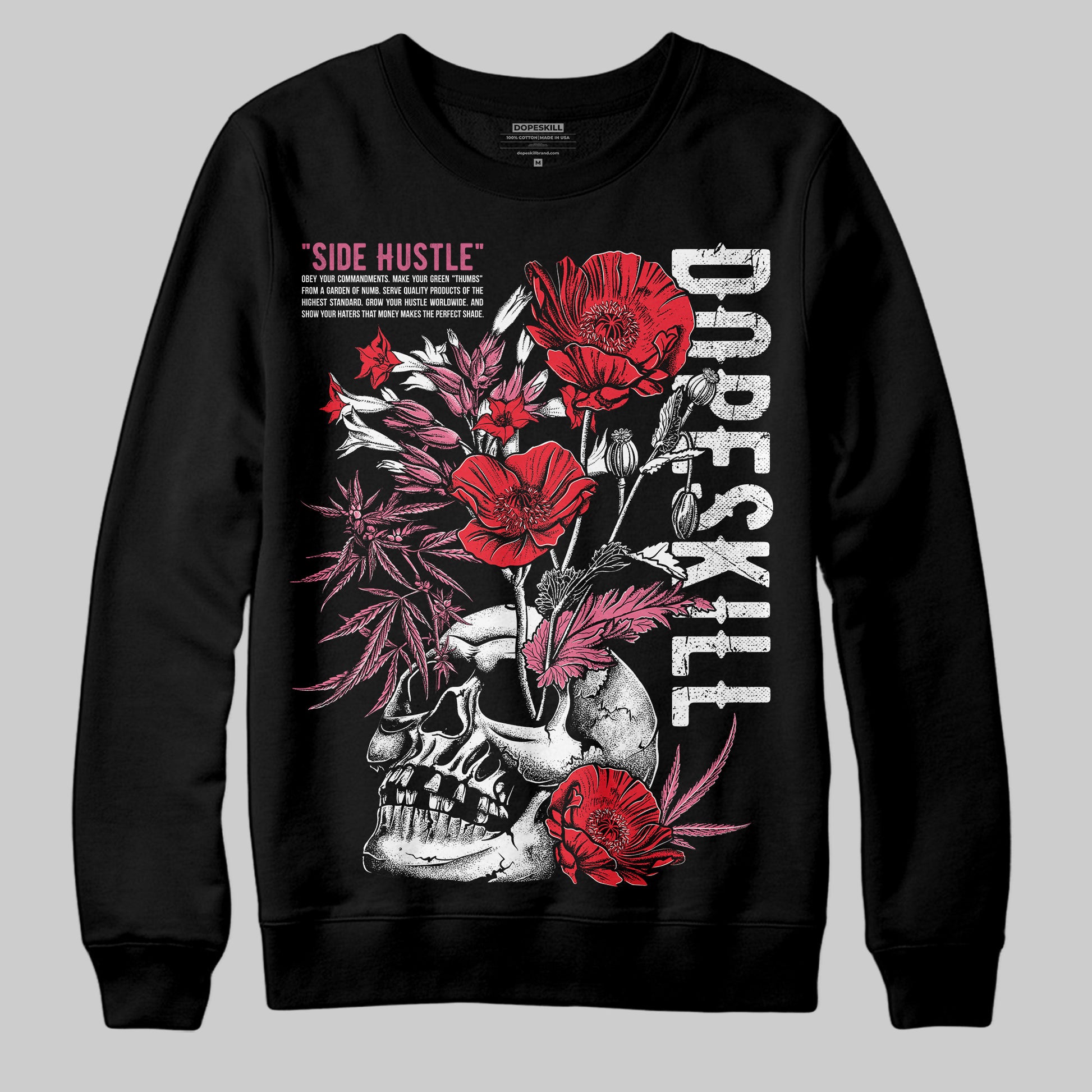 Diesel Pink S - Serendipity Pro-X1 Trainers DopeSkill Sweatshirt Side Hustle Graphic Streetwear - Black