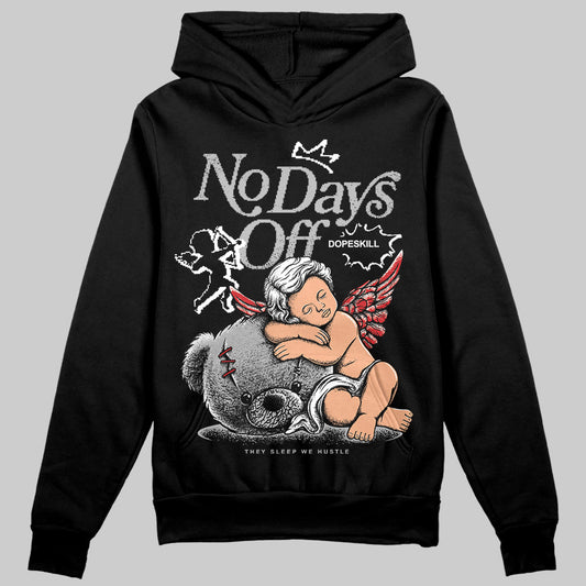 Jordan 3 OG “Black Cement” DopeSkill Hoodie Sweatshirt New No Days Off Graphic Streetwear - Black