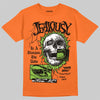 Orange, Black and White Sneakers DopeSkill T-Shirt Jealousy Graphic Streetwear - Orange