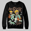 SB Dunk Low Rodeo Tourmaline DopeSkill Sweatshirt No Risk No Story Graphic Streetwear - Black